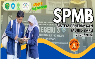 Pengumuman SPMB 2025 Tahap 1 SMA Negeri 3 Balikpapan