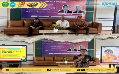 Kegiatan Pertemuan Komunitas Belajar atau yang dikenal dengan Kombel pada Jumat, 14 November 2025 di SMA Negeri 3 Balikpapan.