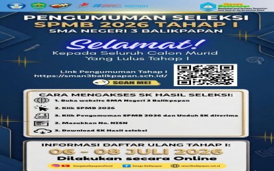 PENGUMUMAN SPMB 2026 TAHAP 1